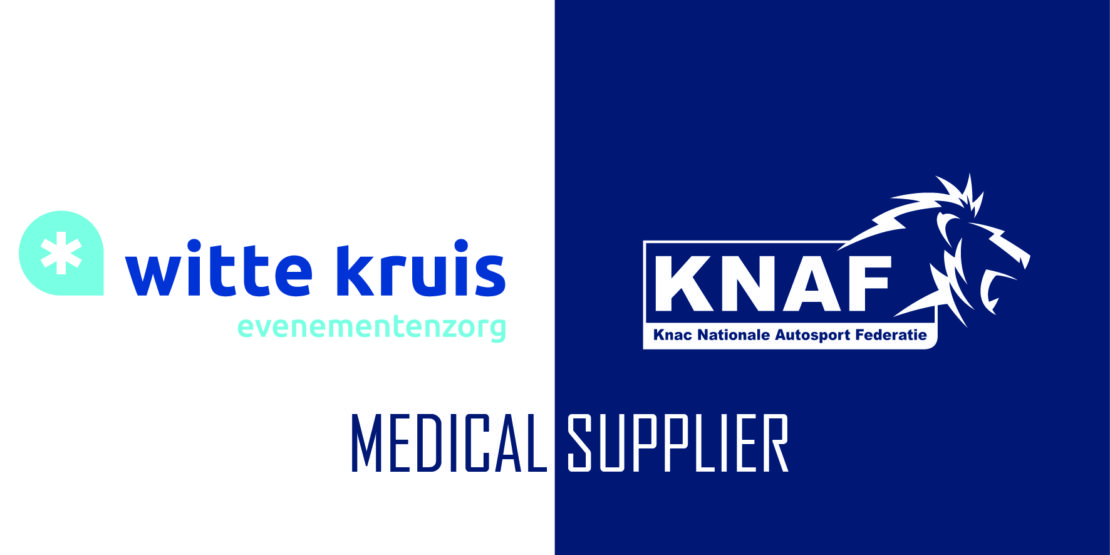 Witte kruis evenemnetenzorg medical supplier kNAF logo
