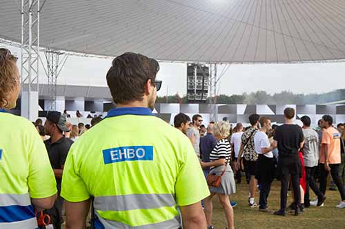 EHBO-ers inhuren voor een sportwedstrijd evenement of festival? Neem contact op met Witte Kruis Evenementenzorg.