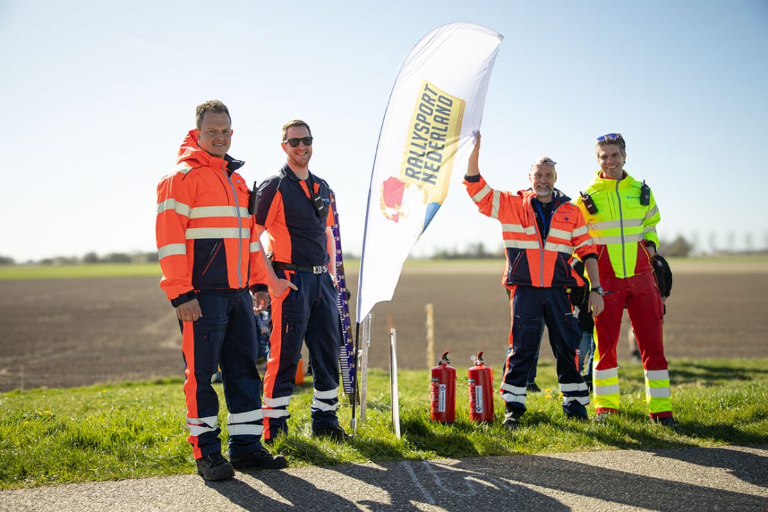 Medisch team bij Zuiderzeeerally
